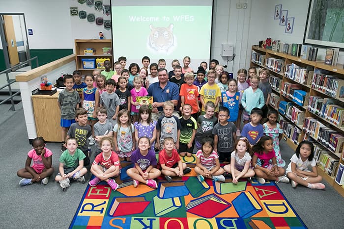 West Friendship Elementary School students.