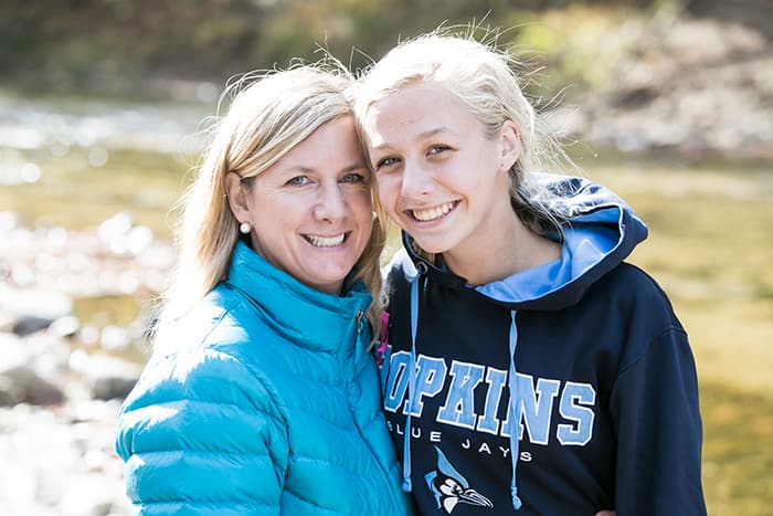 Ann Strozyk with her daughter, Mackenzie.