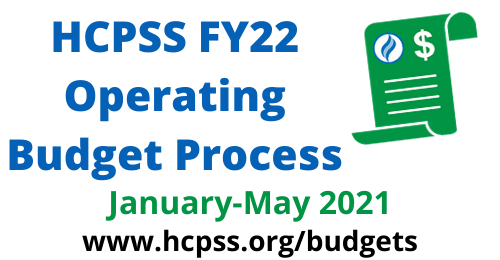 HCPSS FY22 Operating Budget graphic.