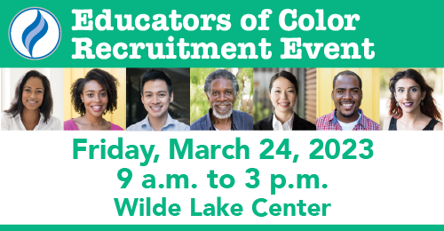 Educators of Color Recruitment Event.