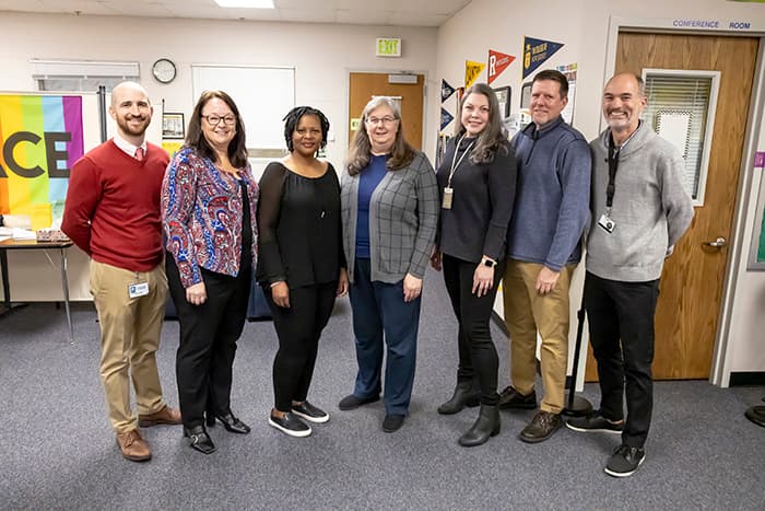 Dr. Chandra McKnight-Dean with several of her school psychology colleagues.