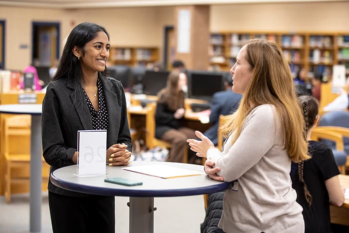 female high school student