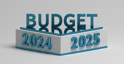 2024-2025 budget graphic.