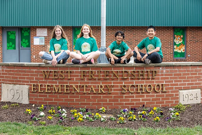 5th graders who researched different decades throughout WFES history for their Gifted and Talented Instructional Seminar.