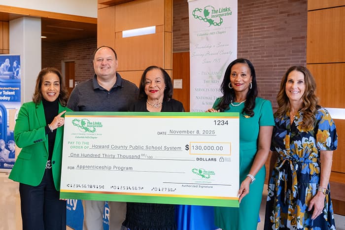 Representatives from HCPSS and The Links