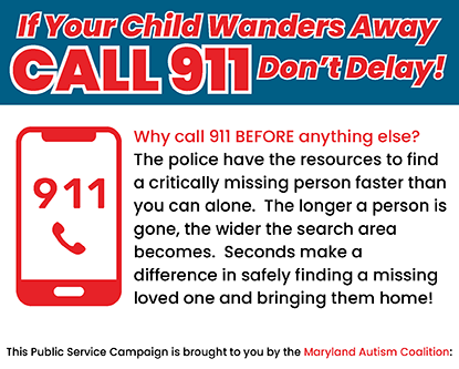 MD Autism Society flyer