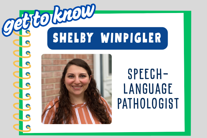 Get to know Shelby Winpigler, HCPSS Speech Language Pathologist.