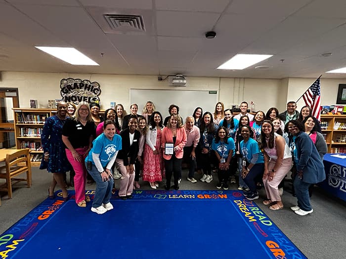 HCPSS and Blossoms of Hope staff.